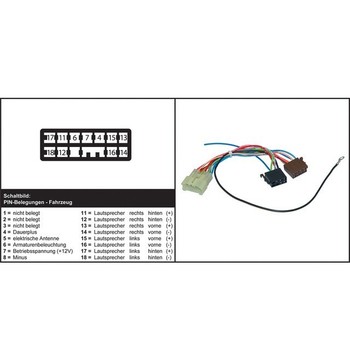 AIV Bilradioadapter - Subaru Justy, Suzuki Vitara, Wagon. Ström + 4högt image