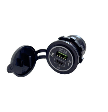 4Connect 4-600153 waterproof USB socket 12/24V image