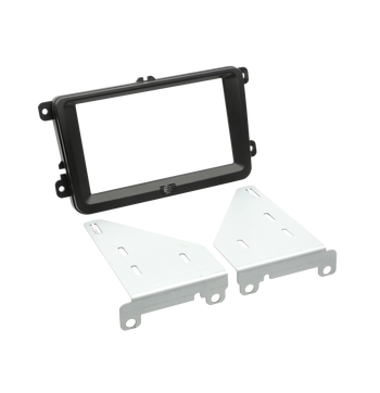 ACV 2-DIN facia plate Seat / Skoda / VW black 100803 image