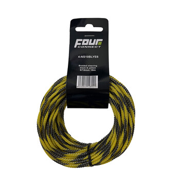 FOUR Connect 4-NS10BLYE6 Nylonsock Black/Yellow 6/12mm 10m image