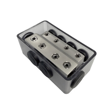 FOUR 	4-600440 STAGE 2 DISTRIBUTION BLOCK, 4X50MM2 TO 4X25MM2 image