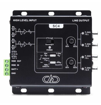 DD Audio SC4a  4-channel signal converter with 12v Remote image