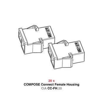 Helix CiA CC-FH.20 Female Housing Kit for COMPOSE Connect Plug connections image