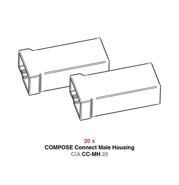 Helix CiA CC-MH.20 Male Housing Kit for COMPOSE Connect Plug connections image