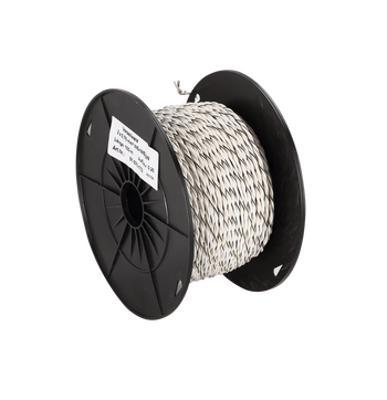 ACV Speaker cable twisted 2x0.75mm² white/white-black 100m image