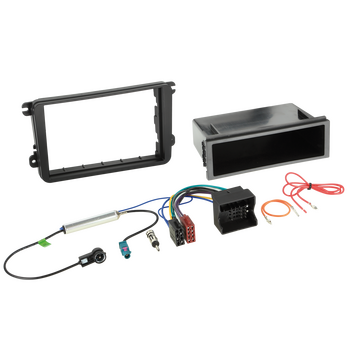 ACV 611320-15-01 1-DIN / 2-DIN Kit with pocket Seat/Skoda/VW passive/antenna image