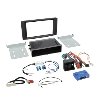 ACV 611320-27-2  2-DIN Kit with pocket VW T5 2003-2015/Touareg 2003-2010 SWC image