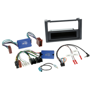 ACV 1-DIN / 2-DIN Kit with pocket Saab 9.3(YS3F) 2007-2011 SWC/antenna image