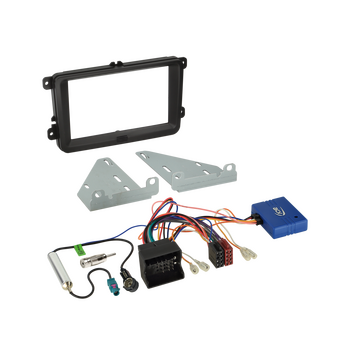 ACV 2-DIN Kit Seat/Skoda/VW vehicles CAN Bus/antenna black image