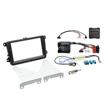 ACV 2-DIN Kit Seat/Skoda/VW vehicles SWC/antenna(Set) black image